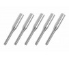 Aluminium huls met schroefdraad - M2.5 - Carbon staaf Dia. 3mm (5st)