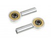 Aluminium Ball Link - Inner thread M3 - Ball for M2 Screws (2pcs)