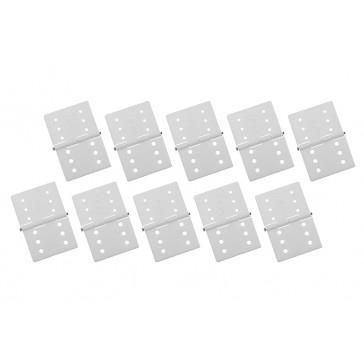 Charnières en nylon - Axe en métal - Grand - 22x33mm (10pcs)