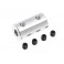 Koppeling adapter - As Dia. 3.2/4mm - BD 10mm