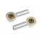 Aluminium Ball Link - Inner thread M2.5 - Ball for M2 Screws (2pcs)