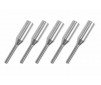 Embout de chape - Aluminium - M2.5 - Tige en carbone 4mm (5pcs)