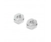 Clamping Rear Wheel Hexes, Aluminum: 22S
