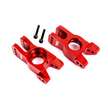 CARRIERS, STUB AXLE, 6061-T6 ALU. (RED-ANODIZED) (L /R)