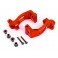 CASTER BLOCKS (C-HUBS), 6061-T6 ALU. (RED-ANODIZED),