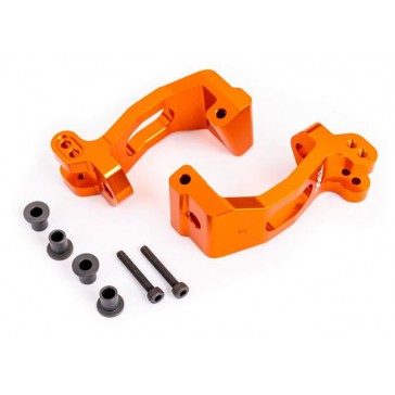 CASTER BLOCKS (C-HUBS), 6061-T6 ALU. (ORANGE-ANODIZED),