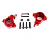 STEERING BLOCKS, 6061-T6 ALU. (RED-ANODIZED), (L /R)