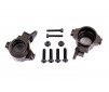 STEERING BLOCKS, 6061-T6 ALU. (DARK TITANIUM-ANODIZED), (L /R)