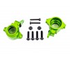 STEERING BLOCKS, 6061-T6 ALU. (GREEN-ANODIZED), (L /R)