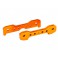 TIE BARS, FRONT, 6061-T6 ALU. (ORANGE-ANODIZED) (FITS SLEDGET)