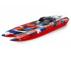 DCB M41 Catamaran Race Boat TQi TSM, RED/BLUE