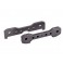 TIE BARS, FRONT, 6061-T6 ALU. (DARK TITANIUM-ANODIZED) (FITS SLEDGET)