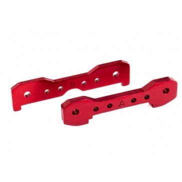 TIE BARS, FRONT, 6061-T6 ALU. (RED-ANODIZED) (FITS SLEDGET)