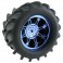 DISC.. T-MAXX/SAV/MGT 'MONSTER SPIDER' BLUE CHROME WHEELS