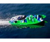 DCB M41 Catamaran Race Boat TQi TSM, GREEN/BLUE