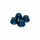 M4 Nyloc Wheel Nut - Blue Alloy (pk4)