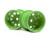 Classic King Wheel Green (2.2In/2Pcs)