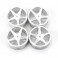 Wheel: 5 spoke 25mm - Satin (Pk4)