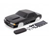 Body, Ford Mustang, Fox Body, black (painted, decals applied) (includ