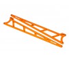 Side plates, wheelie bar, orange (aluminum) (2)