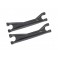 Upper suspension arms black (2, L or R, frt or rr) for use with 7895
