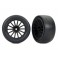 Tires & wheels-multi-spoke black, 2.0' ultra-wide slick - REAR (2)