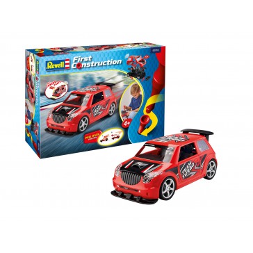 Rallye Car with Pullback Motor, Red