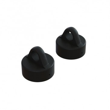 Aluminum Shock Cap (Black) (2)