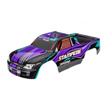 Body, Stampede (also fits Stampede VXL), purple (painted, decals appl