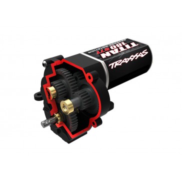 Transmission, complete (high range (trail) gearing) (16.6:1 reduction