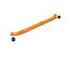 Steering link, 6061-T6 aluminum (orange-anodized)/ servo horn, metal/
