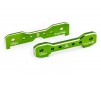 Tie bars, front, 7075-T6 aluminum (green-anodized) (fits Sledge)