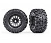 Tires & wheels, assembled, glued (XRT Race black wheels, Maxx AT tire