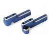 Servo mounts, steering/ shift (machined aluminum) (blue) (f&