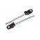 Shock shaft, 92mm (GTX) (steel, chrome finish) (2) (assembled with ro