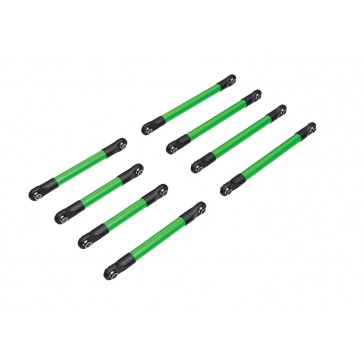 Suspension link set, 6061-T6 aluminum (green-anodized) (includes 5x53