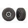 Tires & wheels, assembled (black 1.0 wheels, Canyon Trail 2.2x1.0 tir