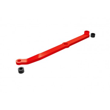 Steering link, 6061-T6 aluminum (red-anodized)/ servo horn, metal/ sp
