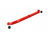 Steering link, 6061-T6 aluminum (red-anodized)/ servo horn, metal/ sp