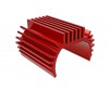 Heat sink, Titan 87T motor (6061-T6 aluminum, red-anodized)