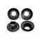Wheel covers, black (4) (fits 9572 wheels)