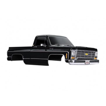 Body, Chevrolet K10 Truck (1979), complete, black (painted, decals ap