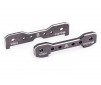 Tie bars, front, 7075-T6 aluminum (dark titanium-anodized) (fits Sled