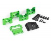 Mount, center differential carrier, 6061-T6 aluminum (green-anodized)
