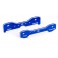 Tie bars, rear, 7075-T6 aluminum (blue-anodized) (fits Sledge)