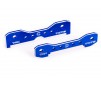 Tie bars, rear, 7075-T6 aluminum (blue-anodized) (fits Sledge)