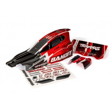 Body, Bandit (also fits Bandit VXL), black & red (painted, decals app