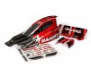 Body, Bandit (also fits Bandit VXL), black & red (painted, decals app