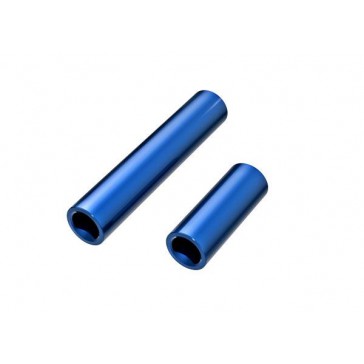Driveshafts, center, female, 6061-T6 aluminum (blue-anodized) (front