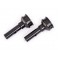 Stub axles, hardened steel (2) (for steel constant-velocity driveshaf